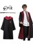 Harry Potter Gryffindor Kapişonlu Çocuk Kostüm + Asa + Gözlük Seti 11-12 Yaş 1