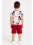 Erkek Çocuk Mickey Mouse Mr Baskılı Yazlık Şort Tişört Takım (5-12 Yaş) %100 Pamuk Ikili Set 2