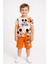 Erkek Çocuk Mickey Mouse Mr Baskılı Yazlık Şort Tişört Takım (5-12 Yaş) %100 Pamuk Ikili Set 1