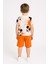 Erkek Çocuk Mickey Mouse Mr Baskılı Yazlık Şort Tişört Takım (5-12 Yaş) %100 Pamuk Ikili Set 2