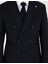 Erkek Lacivert Ex. Slim Fit Çizgili KruvazeTakım Elbise 50293422-VR033 6