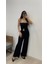 Kadın Sendy Kumaş Bağcık Detaylı Asimetrik Takım 1