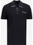 D5SM-TST3857 Siyah Relaxed Düz Erkek Polo T-Shirt 1