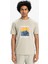 EQYZT08004 Feel The Outsıde Ss Tee Gri Bisiklet Yaka Normal Kalıp Baskılı Erkek T-Shirt 1