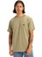 EQYZT07711 Basıc Ss Tee Young Men Haki Bisiklet Yaka Normal Kalıp Erkek T-Shirt 1