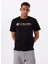 9110941010CS0435 Siyah O Yaka Normal Baskılı Erkek T-Shirt 3