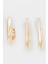 Kadın 3'lü Gold Küpe E9065AXNS 3