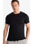 Premium Slim Fit Dar Kesim Bisiklet Yaka Modal Üst Z8085AZ25SM 1
