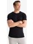 Premium Slim Fit Dar Kesim Bisiklet Yaka Modal Üst Z8085AZ25SM 3