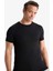Premium Slim Fit Dar Kesim Bisiklet Yaka Modal Üst Z8085AZ25SM 4