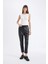 Jogger Fit Cepli Yüksek Bel Suni Deri Pantolon X8320AZ24WN 4