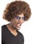 Kahve Renk Kıvırcık Afro Bonus Peruk 2