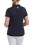 Kadın Stretch Pique Polo Yaka Lacivert T-Shirt 88494 2