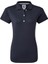 Kadın Stretch Pique Polo Yaka Lacivert T-Shirt 88494 3