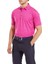 Çiçek Baskılı Polo Yaka Golf T-Shirt Fuşya 81616 1