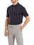 Stretch Lisle Nokta Baskı Polo Yaka Lacivert Golf T-Shirt 81675 1