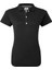 Kadın Stretch Pique Polo Yaka Siyah T-Shirt 88492 2