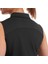 Kadın Kolsuz Polo Yaka Siyah T-Shirt 88501 5