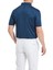 Çiçek Baskılı Polo Yaka Golf T-Shirt Lacivert 81617 2