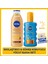 SUN Yüksek Güneş Koruyucu Sprey SPF50 200ml, Q10 Bronzlaştırıcı Vücut Losyonu 250ml 1