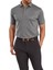 Çiçek Baskılı Polo Yaka Golf T-Shirt Çakıl Gri 81622 1