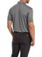 Çiçek Baskılı Polo Yaka Golf T-Shirt Çakıl Gri 81622 2