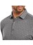 Çiçek Baskılı Polo Yaka Golf T-Shirt Çakıl Gri 81622 3