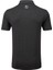 Stretch Lisle Nokta Baskı Polo Yaka Siyah Golf T-Shirt 81676 4