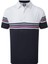 Stretch Pique Renk Bloklu Polo Yaka Wht/nvy Golf T-Shirt 90365 3