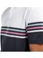 Stretch Pique Renk Bloklu Polo Yaka Wht/nvy Golf T-Shirt 90365 5