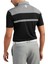 Stretch Pique Renk Bloklu Polo Yaka Gry/blk/wht Golf T-Shirt 90373 2
