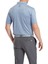 Çiçek Baskılı Polo Yaka Golf T-Shirt Mavi 81618 2