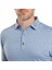 Çiçek Baskılı Polo Yaka Golf T-Shirt Mavi 81618 5
