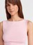 31589 Büzgülü Kayık Yaka Top-Toz Pembe 3