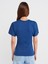 31585 Drape Detaylı T-Shirt-Indigo 2