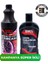 Pembe %60 Cilalı Fırçasız Oto Şampuanı 1lt.+ Jel Lastik Parlatıcı 500 ml + Sünger Hediye 1