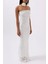 Straplez Dantel Maxi Elbise 4