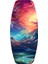 Ahşap Baskılı Denge Tahtası Rocket Balance Board Rocket Gym Board 2