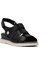 D25YS-5040 Kadın Hakiki Deri Düz Sandalet Siyah 2