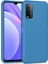 Xiaomi Redmi 9t Kılıf Nano Içi Kadife Silikon - Mavi Gnzrz 1