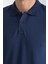 2739 Arven Erkek Indigo %100 Pamuk Pike Kumaş Slim Fit Polo Yaka Tişört 1