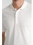 2127 King Erkek Ekru %100 Pamuk Regular Fit Polo Yaka Pike Tişört 2