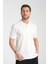 2127 King Erkek Ekru %100 Pamuk Regular Fit Polo Yaka Pike Tişört 3