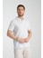 2525 Lores Erkek Mint %100 Pamuk Waffle Slim Fit Polo Yaka Tişört 1