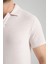 2525 Lores Erkek Açık Bej %100 Pamuk Waffle Slim Fit Polo Yaka Tişört 2