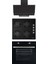 Siyah 3lü Ankastre SET(GLS640-MFA604-F17) 1