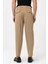 Bej Yüksek Bel Straight Fit Erkek Pantolon 4