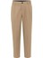 Bej Yüksek Bel Straight Fit Erkek Pantolon 5