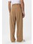 Camel Baggy Yüksek Bel Erkek Kumaş Pantolon 4