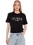 Clematıs Crop Kımono Ss Tee Kadın Siyah T-Shirt V5GI09K9RM1-JBLK 1